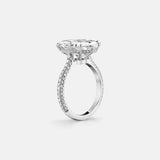 Terrific 5 Carat Four Prong Solitaire Lab Diamond Ring - Rings Universe