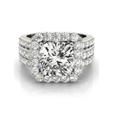 Dazzling 3 Carat Simulated Diamond Engagement Wedding Ring - ringsuniverse