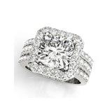 Dazzling 3 Carat Simulated Diamond Engagement Wedding Ring - ringsuniverse