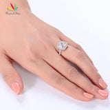 Impressive Luxury 3 Carat Cushion Cut Z Diamond Ring - Rings Universe