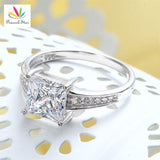 Excellent Luxury 1.5 Ct Princess Cut Z Diamond Ring - Rings Universe