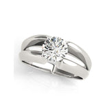 Solitaire 1 Carat Simulated Diamond Wedding Engagement Ring - Rings Universe
