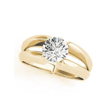 Solitaire 1 Carat Simulated Diamond Wedding Engagement Ring - Rings Universe