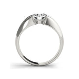 Solitaire 1 Carat Simulated Diamond Wedding Engagement Ring - Rings Universe