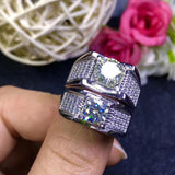 Most Popular 1 and 2 Carat Moissanite Fine Jewelry Rings - Rings Universe