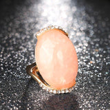 Vintage Collection of Antique Gold Crystal Rings - ringsuniverse