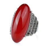 Vintage Collection of Antique Gold Crystal Rings - ringsuniverse