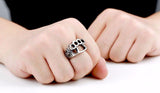 Skull Punk High Polish Top Quality Fist Ring - ringsuniverse