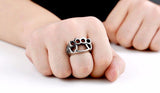 Skull Punk High Polish Top Quality Fist Ring - ringsuniverse