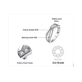 Charming Infinity Stackable Silver Ring - ringsuniverse