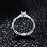 Superb AAA+ Cubic Zirconia Diamonds Silver Ring - Rings Universe