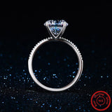 3 Carat Round Cut Fashion Style Sona Diamond Ring - Rings Universe