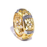 Luxury Golden Color Trendy Hollow Out Ring - Rings Universe