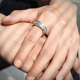 Tungsten Carbide AAA+ CZ Diamonds Ring - Rings Universe