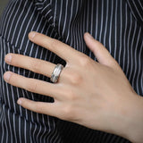 Tungsten Carbide AAA+ CZ Diamonds Ring - Rings Universe