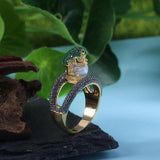 Designer Cute Jumping Frog Shaped Fancy Ring - ringsuniverse