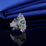 Luxury Crown Shaped Hyperbole Jewelry Ring - Rings Universe