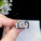 Captivating 1ct/2ct/3ct Moissanite Hip Hop Diamond Ring - Rings Universe
