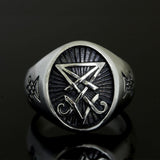 Sigil of Lucifer Satan Seal Signet Ring