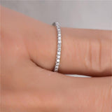 3 colors AAA+ Cz Diamonds Eternity Promise Ring - ringsuniverse