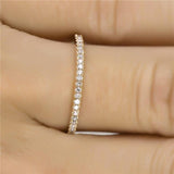 3 colors AAA+ Cz Diamonds Eternity Promise Ring - ringsuniverse
