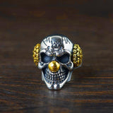 Skull Joker Face Design Punk Ring - ringsuniverse