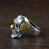 Skull Joker Face Design Punk Ring - ringsuniverse