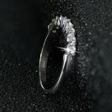 Adorable 2021 New Arrival Silver 3 pieces Ring Set - ringsuniverse
