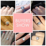 3 Carat Round Cut Fashion Style Sona Diamond Ring - Rings Universe