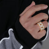 Top Quality Zirconia Bling Ice Out CZ Hip Hop Ring - ringsuniverse