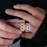 Top Quality Zirconia Bling Ice Out CZ Hip Hop Ring - ringsuniverse