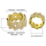 Top Quality Zirconia Bling Ice Out CZ Hip Hop Ring - ringsuniverse