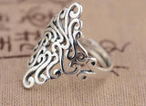Fashion Retro Silver Color Large Rings For Women - Rings Universe