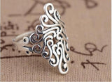Fashion Retro Silver Color Large Rings For Women - Rings Universe