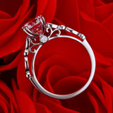 Classy 2 Carat Round Cut Luxury Lab Diamond Wedding Ring - Rings Universe