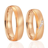 Popular Gold Color Marriage Couple Wedding Rings For Men and Women - Rings Universe