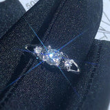 New Arrival  0.5 Carat Moissanite Bridal, Wedding, Engagement Ring - Rings Universe