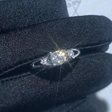 New Arrival  0.5 Carat Moissanite Bridal, Wedding, Engagement Ring - Rings Universe