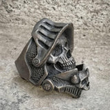 Black Death Knight Gothic Skull Ring - ringsuniverse