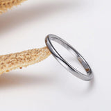 Classic Pure Tungsten Carbide  Men Women Wedding Rings - ringsuniverse