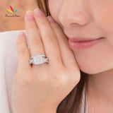 Vintage Style Princess Cut Z Diamond Luxury Ring Set - Rings Universe
