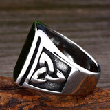 Valknut Signet Odin Symbol Viking Biker Ring - ringsuniverse