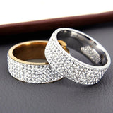 Hip Hop Full Rhinestone Iced Out Bling Ring - ringsuniverse