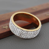 Hip Hop Full Rhinestone Iced Out Bling Ring - ringsuniverse