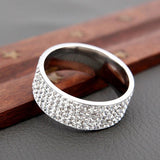 Hip Hop Full Rhinestone Iced Out Bling Ring - ringsuniverse