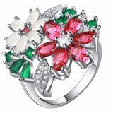 Fashion Flowers Promise Ring - Rings Universe