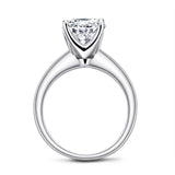 Stunning 3 Carats Asscher Cut Simulated Diamond Ring - Rings Universe