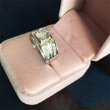 Luxury Men's Silver 1 Carat Zirconia Diamond Ring - ringsuniverse