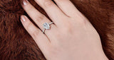 New 2021 Charming 1 Carat Pear Cut Lab Diamond Ring - Rings Universe