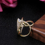 Luxury Irregular Golden Twist Winding Magical Witch Ring - ringsuniverse
